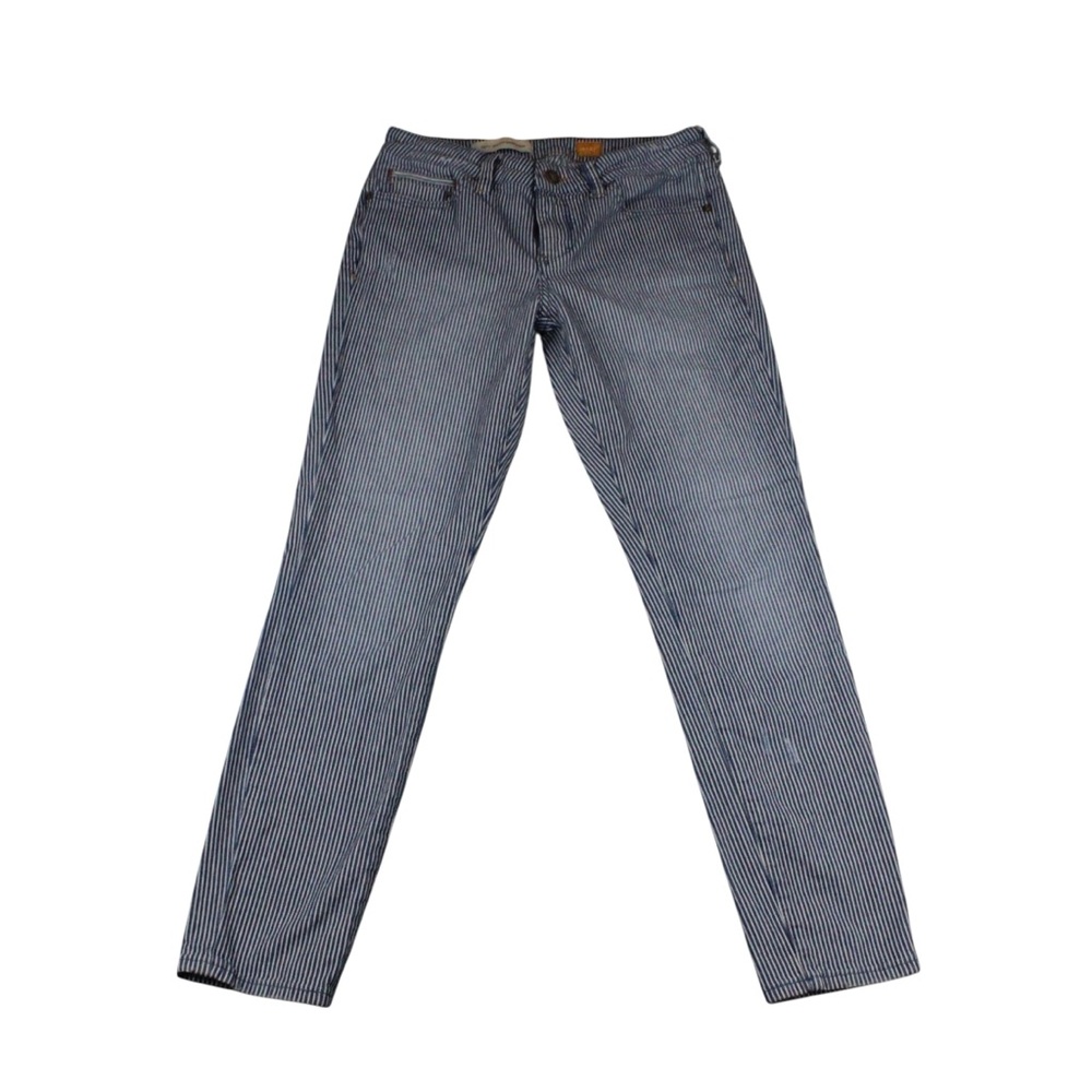 Anthropologie Pilcro & the Letterpress Womens Jeans Railroad Stripe Sz 27
